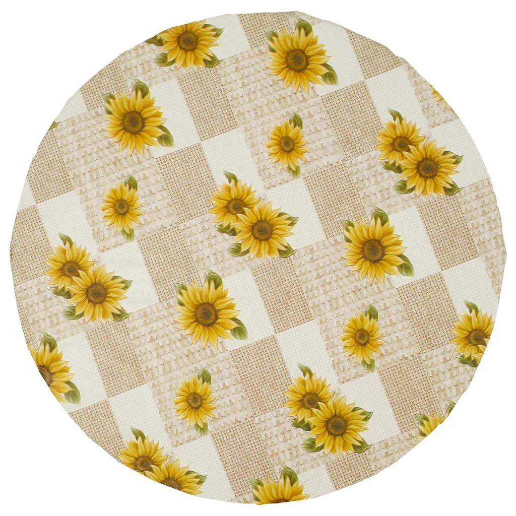 nappe à motif tournesol