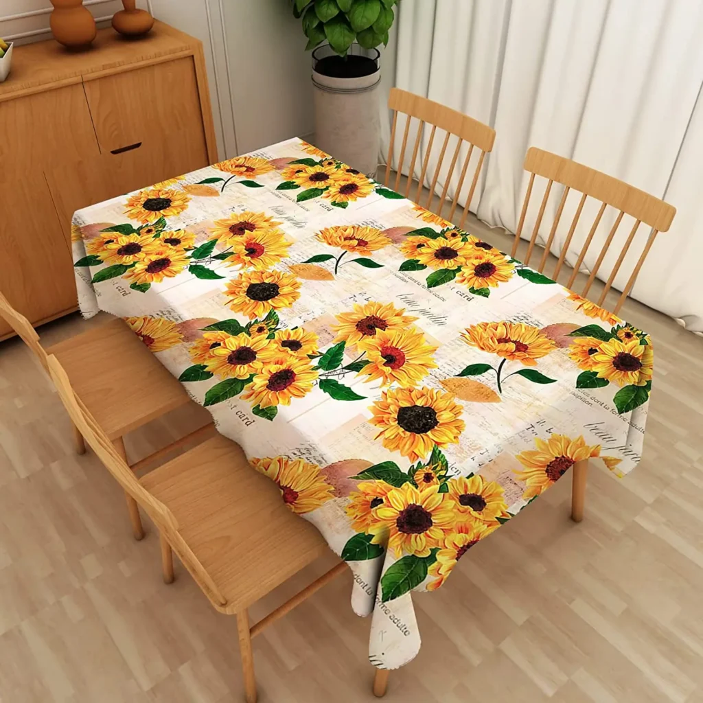 nappe à fleurs solaires