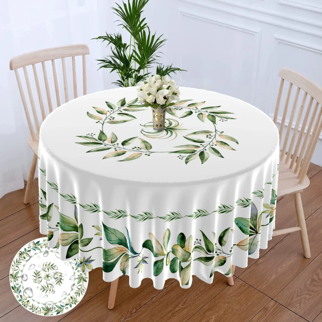 nappe design à motifs feuilles